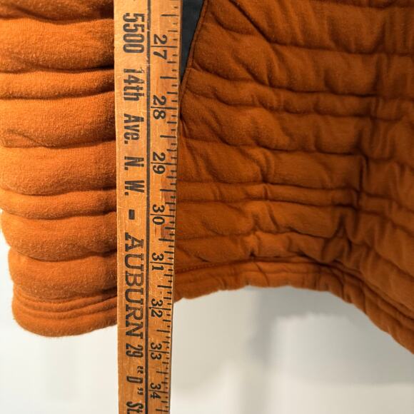 Duluth Trading Co Men's Flintlock 1/4 Snap Popover Sweatshirt Orange XL Tall - Picture 6 of 8